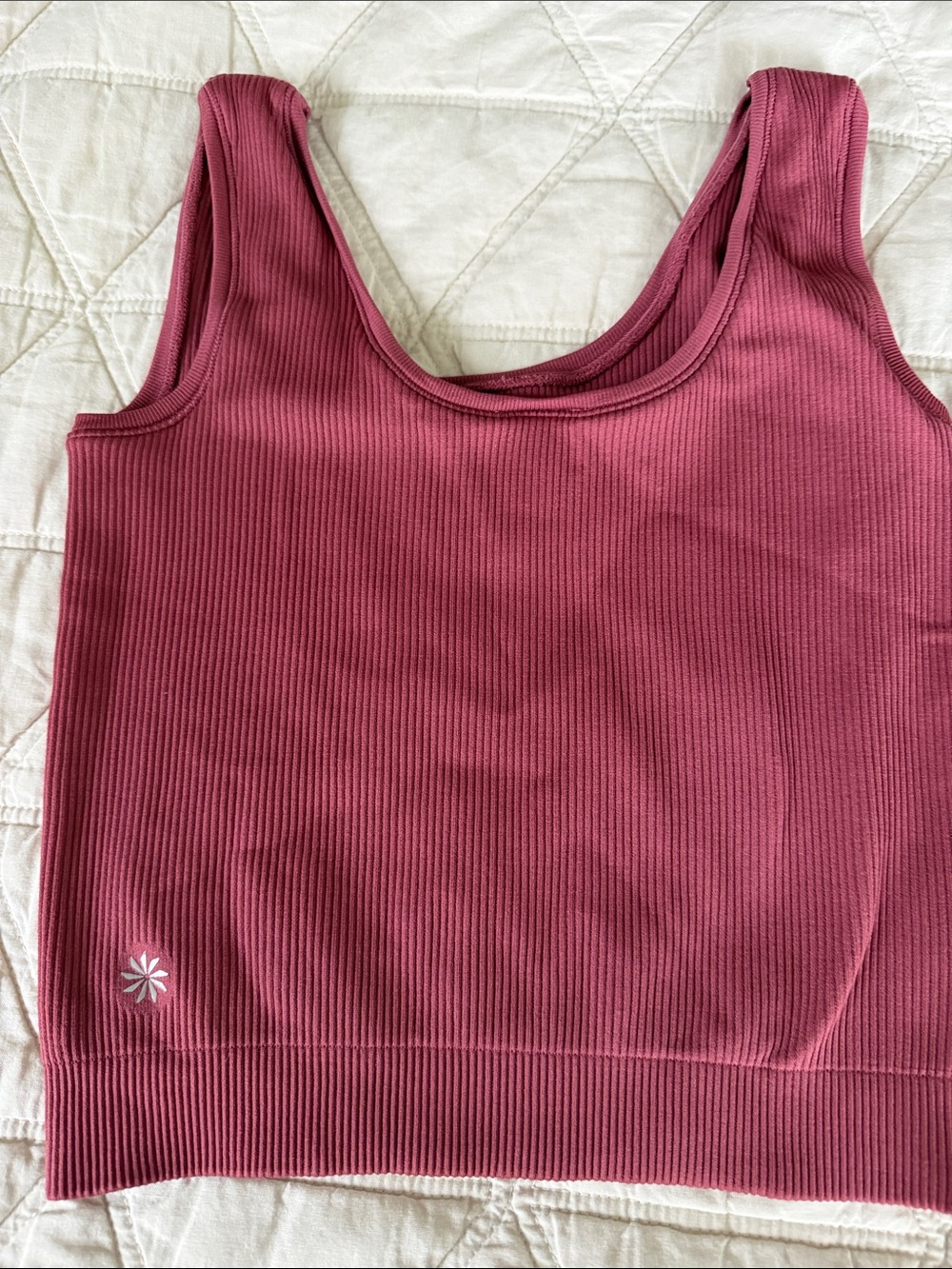 Athleta Ribbed Top - Picture 2 of 2